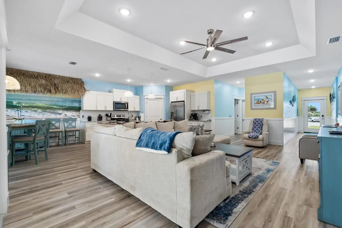 Sandcastle House Hot Tub, Od Kitchen & Game Room! Panama City Beach 0*,